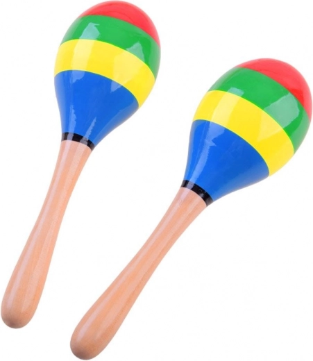 Δύο ξύλινα μαράκες