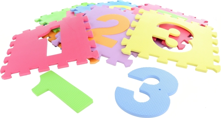 Πολύχρωμα αφρώδη κομμάτια