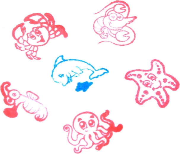 6 χαριτωμένα θαλάσσια μοτίβα