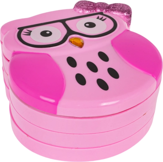 Παιχνιδιάρικος σχεδιασμός ροζ κουκουβάγιας