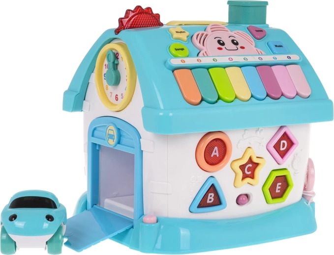 Αλφάβητο και σχήματα με φως