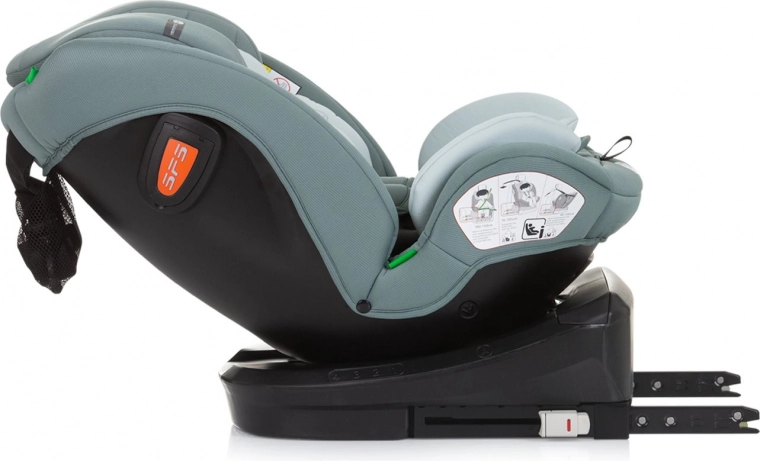 ISOFIX + Top Tether για μέγιστη σταθερότητα