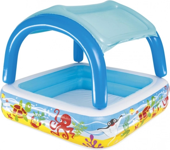 Φουσκωτό στέγαστρο για προστασία από τον ήλιο