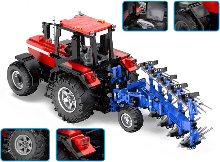 Ρεαλιστικό τρακτέρ με λειτουργικό άροτρο