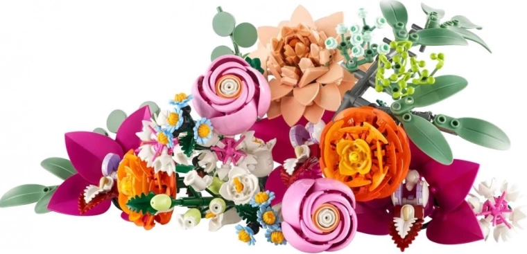 Ρεαλιστική ανθοδέσμη από τουβλάκια LEGO