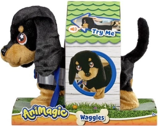 Περπατά, κουνά την ουρά και γαβγίζει