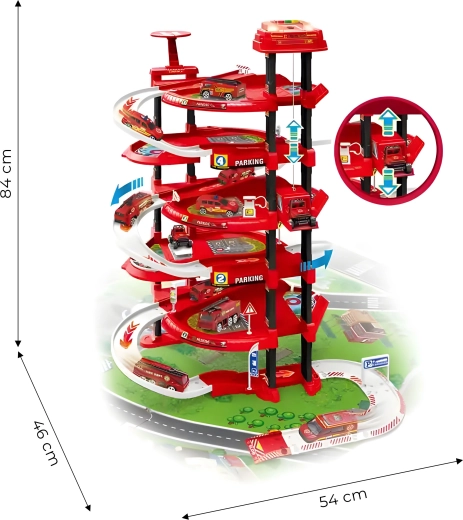 Πέντε επίπεδα διασκέδασης και ασφαλή κιγκλιδώματα