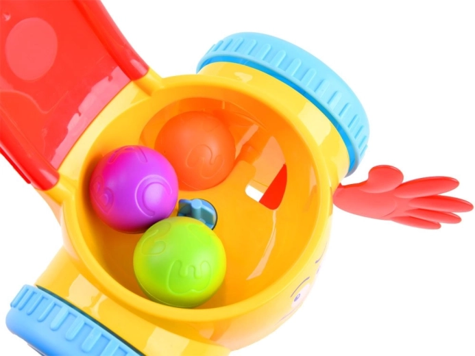 Συλλέγει και κινεί πολύχρωμες μπάλες