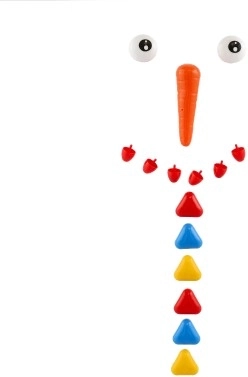 Χρωματιστά διακοσμητικά στη συσκευασία