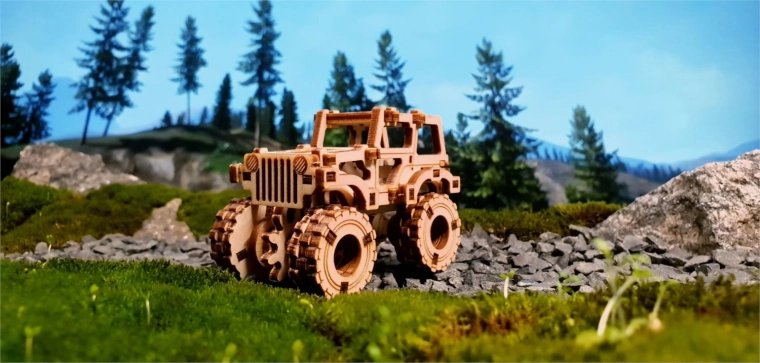 Λεπτομερής σχεδιασμός monster truck