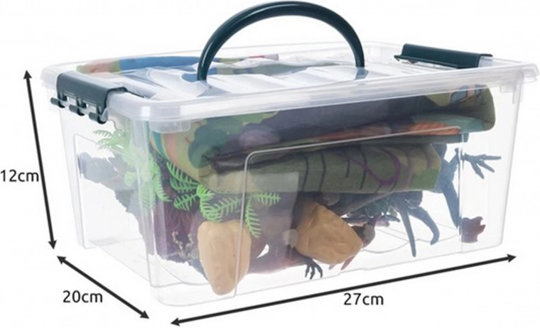 Πρακτικό κουτί αποθήκευσης με λαβή