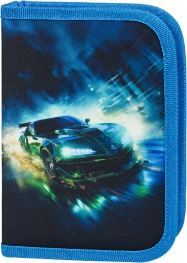 Μονόροφο κασετινάκι με φερμουάρ YKK και αγωνιστικό μοτίβο