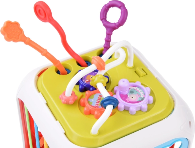 Γρανάζια και χάντρες για αισθητηριακό παιχνίδι