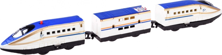 Σύγχρονο τρένο υψηλής ταχύτητας με τρία οχήματα