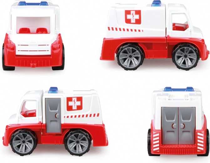 Μηχανικά λειτουργικό ασθενοφόρο με ανοιγόμενα στοιχεία