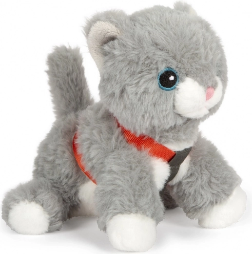 Χαριτωμένη και απαλή λούτρινη γατούλα