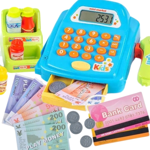 Λειτουργική αριθμομηχανή και συρόμενο συρτάρι