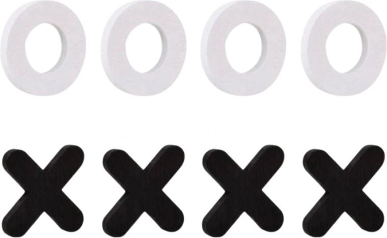 Αντιθετικά πιόνια X και O