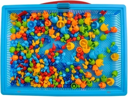 296 πολύχρωμοι πείροι σε 3 μεγέθη