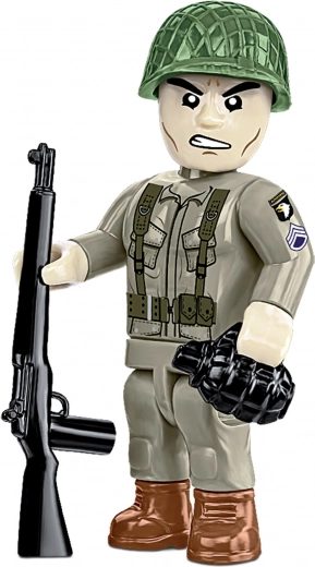 Δύο φιγούρες στρατιωτών με εξοπλισμό