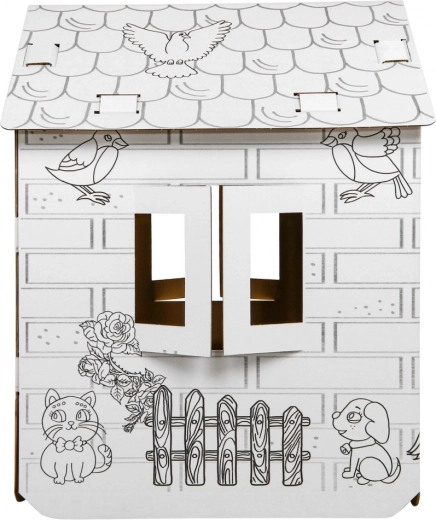 Δημιουργικό σπιτάκι για χρωμάτισμα