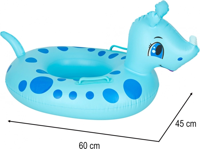 Χαριτωμένος ρινόκερος που διασκεδάζει τα παιδιά