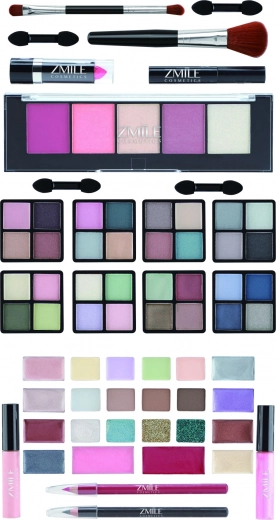 Όλα σε ένα: σκιές, κραγιόν, ρουζ και απλικατέρ