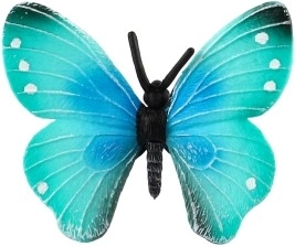 Ρεαλιστικό γαλάζιο φτερό με απαλό ντεγκραντέ