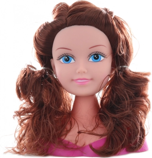 Ρεαλιστικά καστανά μαλλιά για εύκολο χτένισμα