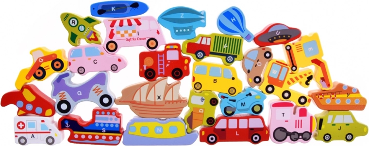 Μάθηση αλφαβήτας με αγαπημένα οχήματα