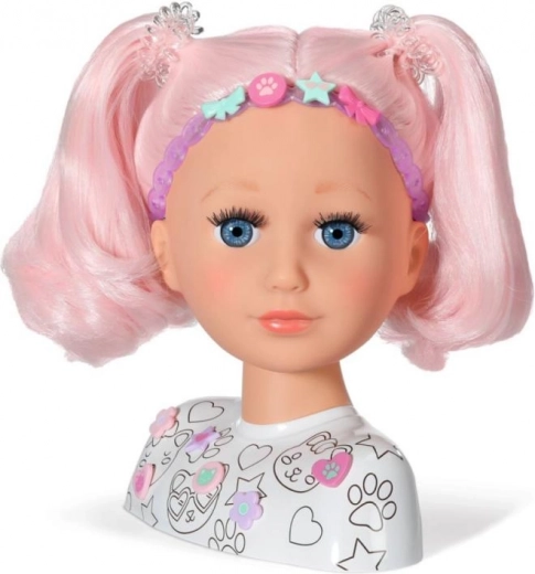 Μακριά ροζ μαλλιά για υπέροχα χτενίσματα