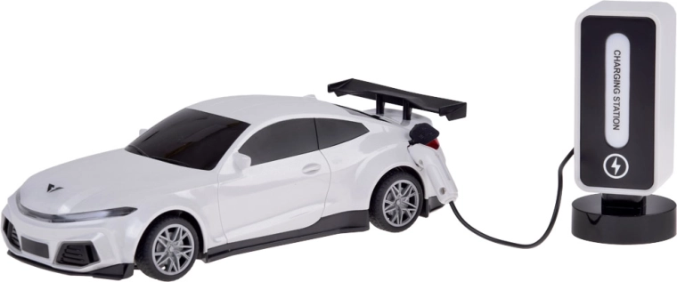 Σταθμός φόρτισης όπως σε πραγματικό ηλεκτρικό αυτοκίνητο