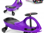 Παιδικό αυτοκίνητο ισορροπίας (wiggle car) με LED τροχούς μωβ ECOTOYS