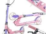 Παιδικό αναδιπλούμενο πατίνι RICOKIDS Kodi Πριγκίπισσες με χειρόφρενο και ποδόφρενο