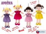 Υφασμάτινη κούκλα Anička 32 cm, μιλά και τραγουδά στα σλοβακικά