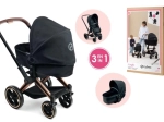 Καρότσι για κούκλες CYBEX Black 3 σε 1 (36–52 cm)