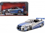 Μεταλλικό μοντέλο αυτοκινήτου 2002 Nissan Skyline GT‑R R34 1:24 Fast & Furious
