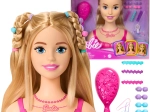 Κεφάλι Barbie για χτένισμα και styling με αξεσουάρ, 20 τεμάχια
