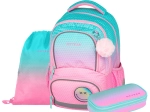Σχολικό σετ OXYBAG OXY NEXT Ombre Pink – σακίδιο, κασετίνα και σακουλάκι