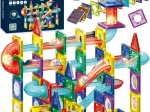 Woopie μαγνητικό σετ κατασκευών 3D – εκπαιδευτική πίστα με μπίλιες, 105 τεμάχια