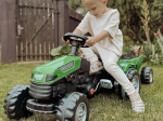 Woopie ποδοκίνητο τρακτέρ Farmer GoTrac Maxi με ρυμουλκούμενο και αθόρυβους τροχούς