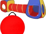 Παιδική σκηνή παιχνιδιού 3 σε 1 Τipi + Τούνελ + Σπιτάκι