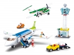 Sluban αεροδρόμιο με δύο αεροπλάνα κατασκευαστικό σετ